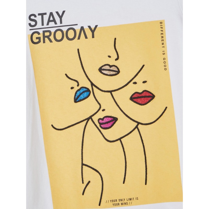 NAME IT Kids Banin kortærmet T-shirt - Bright White