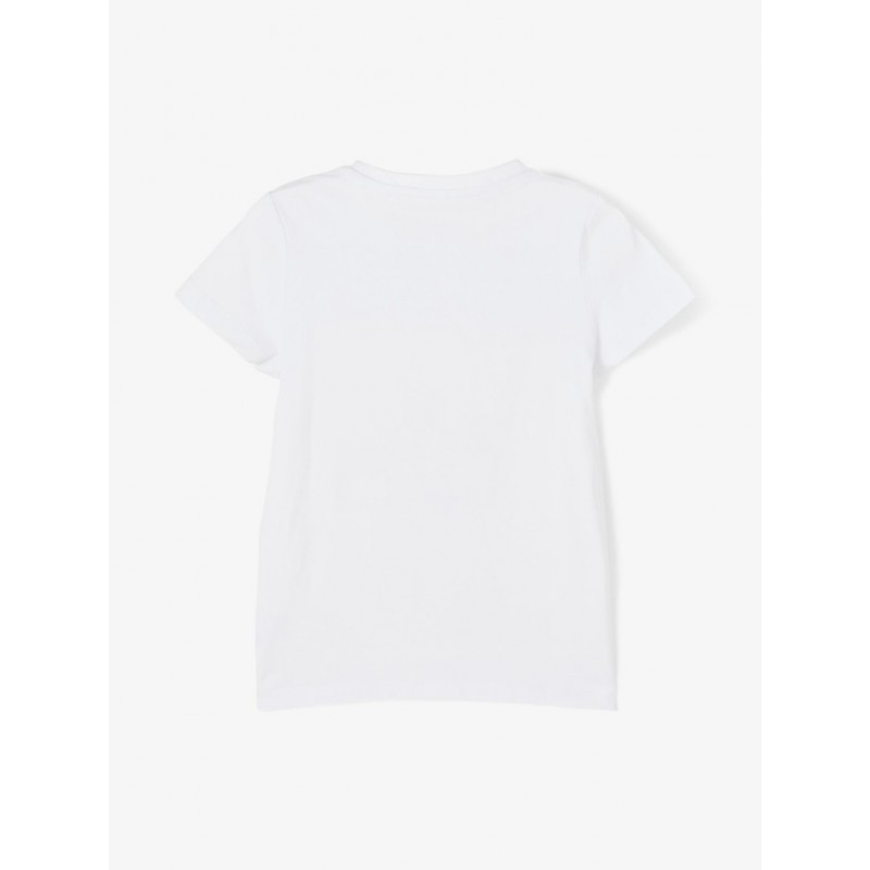 NAME IT Kids Banin kortærmet T-shirt - Bright White