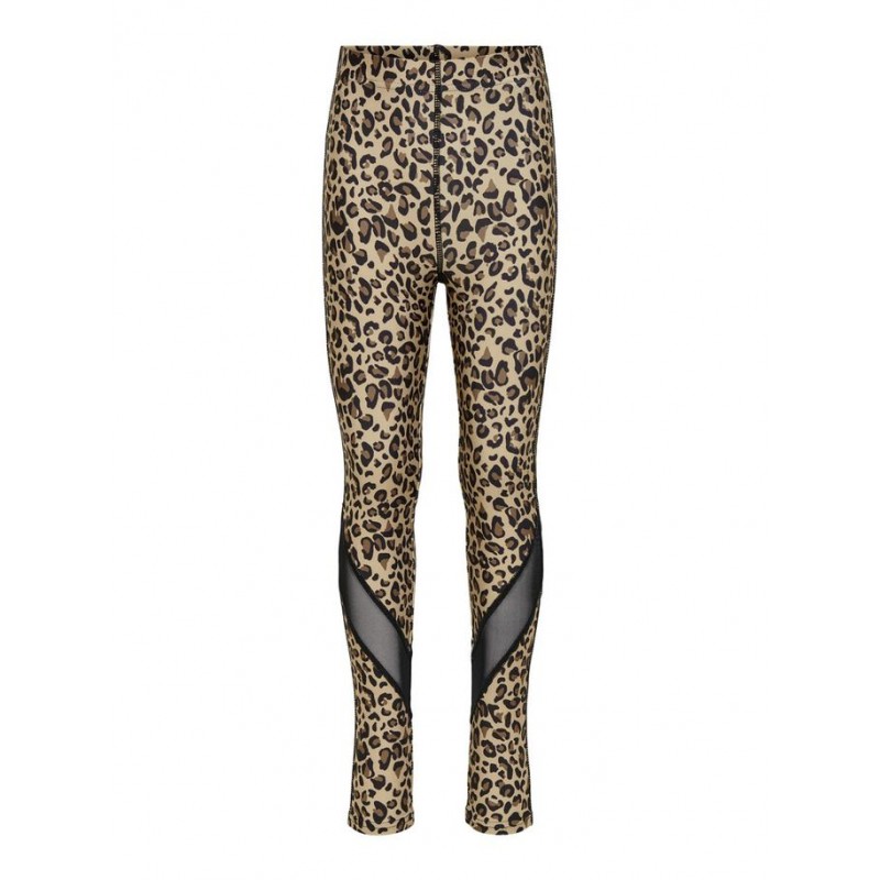 KIDS ONLY Ellie leopard leggings - Rubber