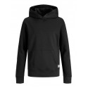 JACK & JONES JUNIOR SWEAT HOOD - BLACK