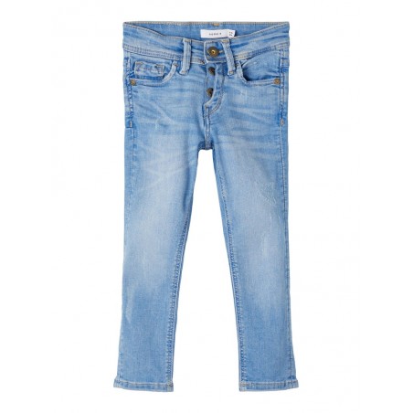 NAME IT Mini Theo Denim Bukser X-slim Fit - Medium Blue Denim