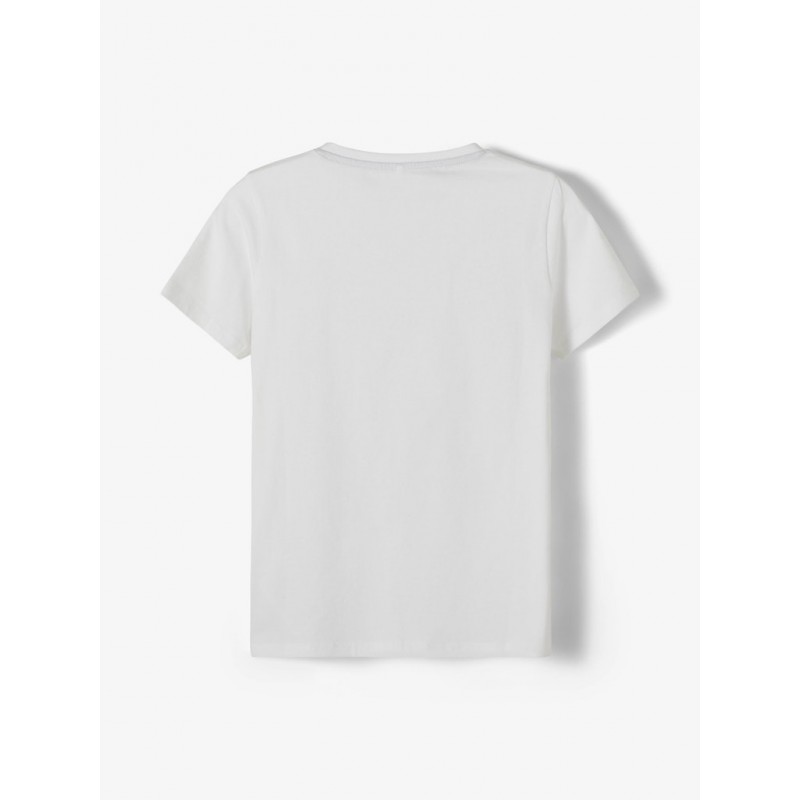 NAME IT Kids Dahir Kortærmet T-shirt - Bright White