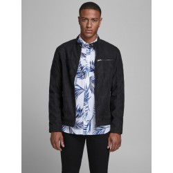 KØB JACK & JONES ROCKY BIKER JAKKE | Online Thebestbuy.dk | Jet Black