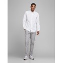 JACK & JONES L/S Hør Skjorte - Hvid