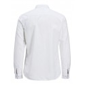 JACK & JONES L/S Hør Skjorte - Hvid