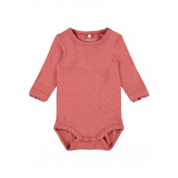 Name It body Diana langærmet bodystocking -  Tandoori Spice