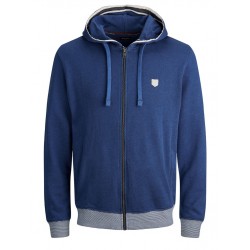 JACK & JONES Blurickey Zip Hoodie - Limoges