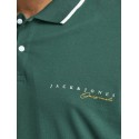 JACK & JONES PLUS LOGAN S/S POLO - Trekking Green