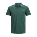 JACK & JONES PLUS LOGAN S/S POLO - Trekking Green