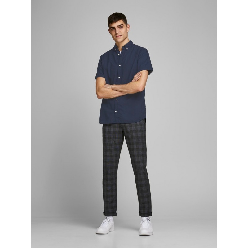 Køb Jack & Jones Sommer Skjorte | Kortærmet | Mørke Blå