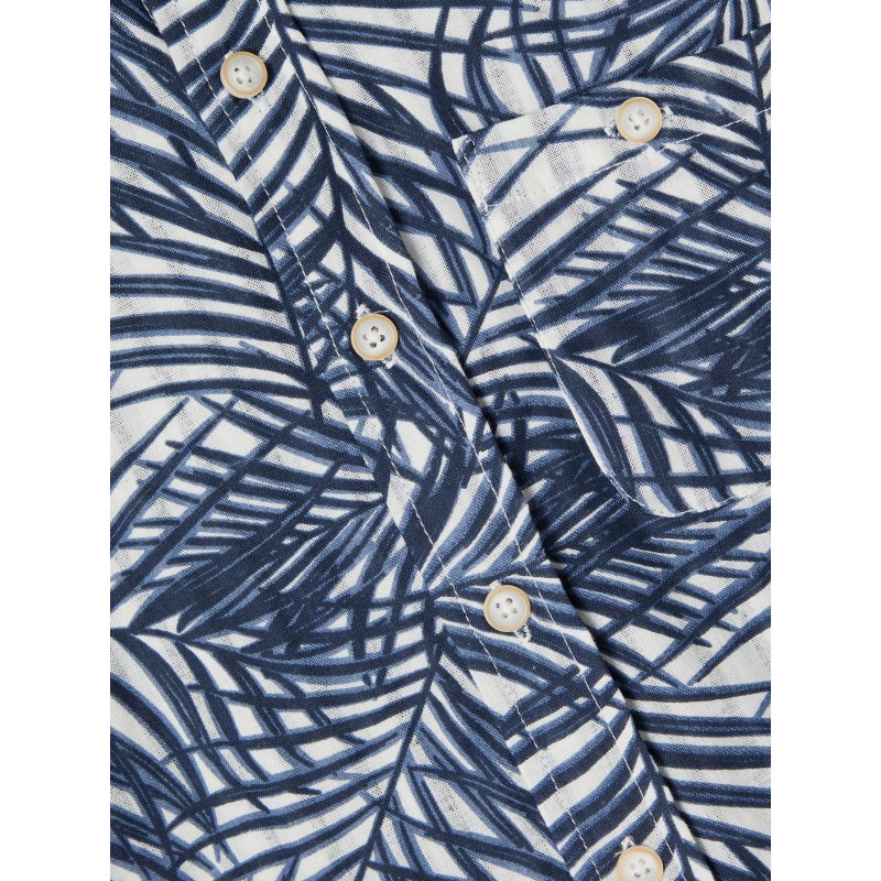 NAME IT KIDS Ferie Kortærmet Skjorte -  Dusty Blue