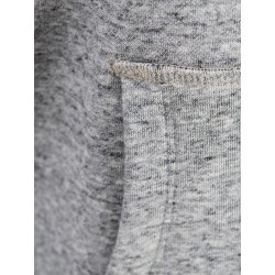 JACK & JONES JAKE SWEAT HOOD - Light Grey Melange