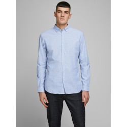 JACK & JONES L/S Hør Skjorte - Infinity