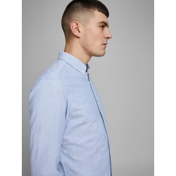 JACK & JONES L/S Hør Skjorte - Infinity