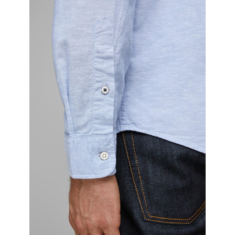 JACK & JONES L/S Hør Skjorte - Infinity