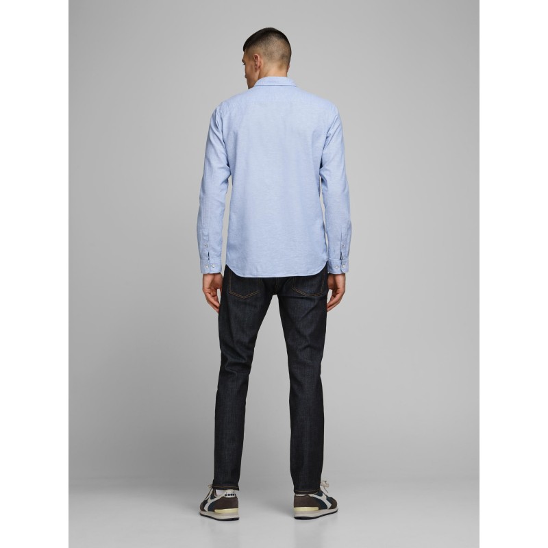 JACK & JONES L/S Hør Skjorte - Infinity