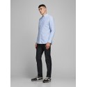 JACK & JONES L/S Hør Skjorte - Infinity