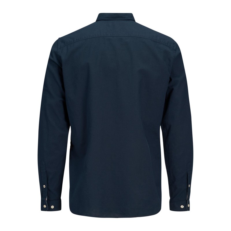 JACK & JONES L/S Hør Skjorte - Navy Blazer