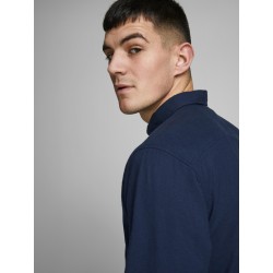 JACK & JONES L/S Hør Skjorte - Navy Blazer