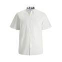 JACK & JONES Plus Charlie Kortærmet Skjorte - Cloud Dancer