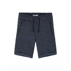 Name It Mini Scott Sweat Lang Shorts - Dark Sapphire