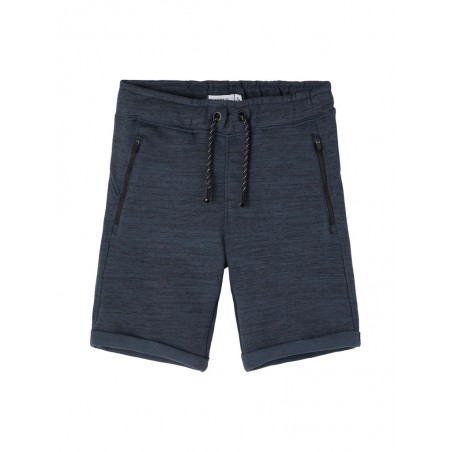Name It Mini Scott Sweat Lang Shorts - Dark Sapphire