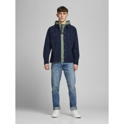 JACK & JONES Blazer Union Overshirt - Navy