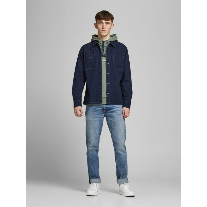 JACK & JONES Blazer Union Overshirt - Navy
