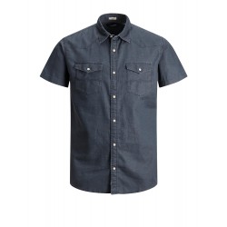 JACK & JONES KORTÆRMET SKJORTE - WESTERN
