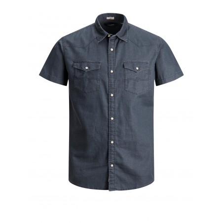 JACK & JONES KORTÆRMET SKJORTE - WESTERN