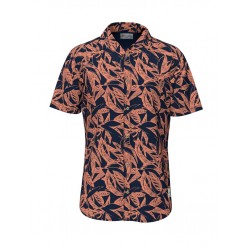 JACK & JONES Junior Charlie kortærmet skjorte - Navy Blazer