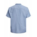 JACK & JONES Plus Rabel kortærmet skjorte - Ensign Blue