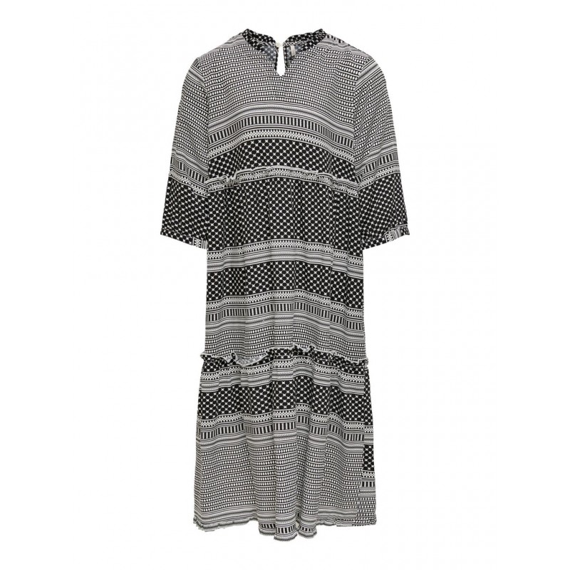 KIDS ONLY Ella 3/4 midi kjole - Sort