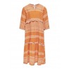 KIDS ONLY Ella 3/4 midi kjole - Ecru
