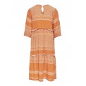 KIDS ONLY Ella 3/4 midi kjole - Ecru
