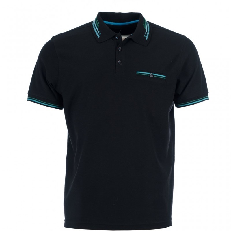 ROBERTO NEVAN POLOSHIRT - Sort