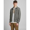 JACK & JONES PHIL SWEAT JAKKE - DARK GREY MELANGE