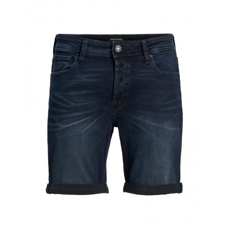 JACK & JONES Rick Denim Shorts - Dark Blue Denim