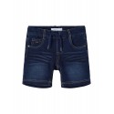 NAME IT Mini Ryan Sweat Shorts - Dark Blue Denim