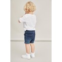 NAME IT Mini Ryan Sweat Shorts - Dark Blue Denim