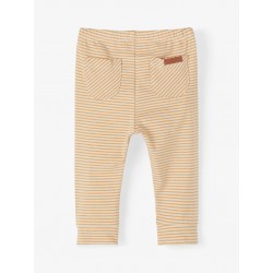 NAME IT Baby Fipan Long John Leggings - Spruce Yellw