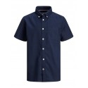 JACK & JONES JUNIOR Oxford Skjorte - Kortærmet | Drengetøj