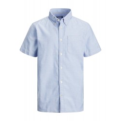 JACK & JONES JUNIOR Oxford Skjorte - Kortærmet | Drengetøj