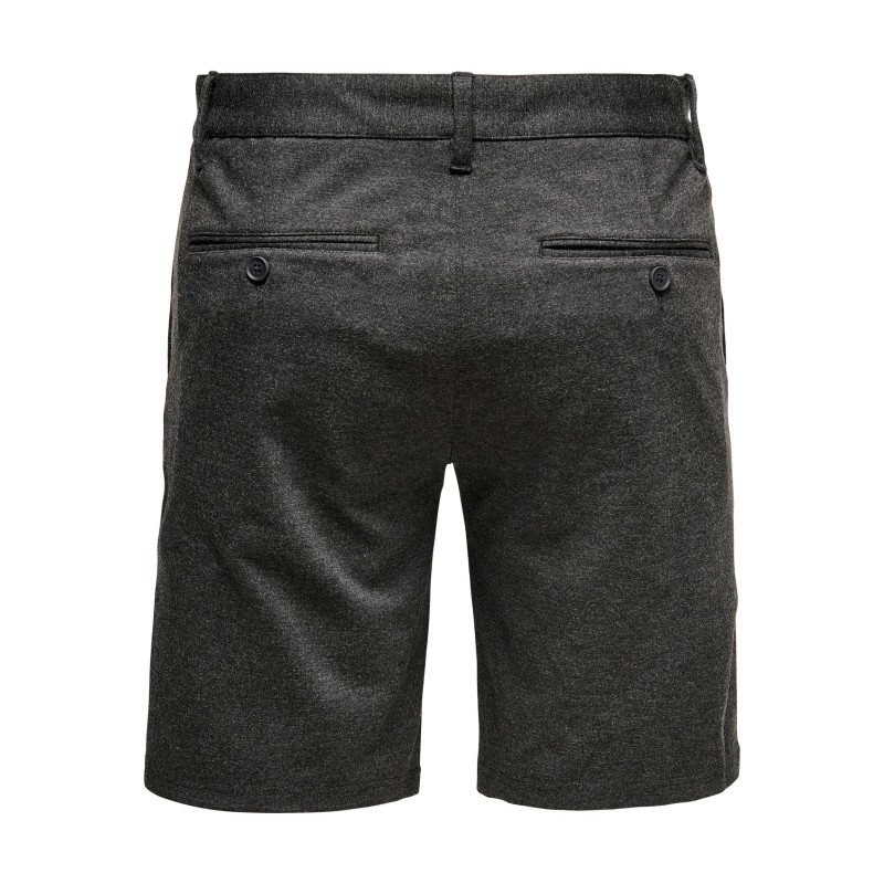 ONLY & SONS Mark Chino Shorts - Dark Grey Melange
