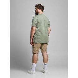 JACK & JONES PLUS FLORALL PRINT T-SHIRT