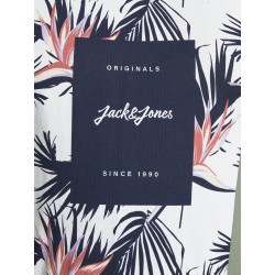 JACK & JONES PLUS FLORALL PRINT T-SHIRT
