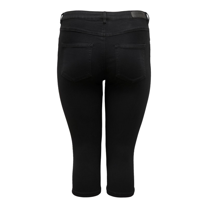 ONLY CARMAKOMA Augusta Højtaljede Skinny Knickers - Sort