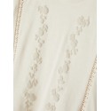 NAME It Mini Hedvig Top Med Flæser - Whitecap Gray