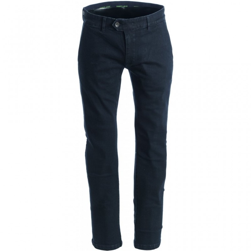 Roberto Red Stretch Pants Mørkeblå |  Roberto Jeans | Thebestbuy.dk