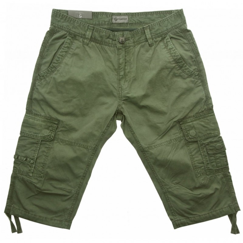 FINESMEKKER Odil Cargo Shorts - Oliven